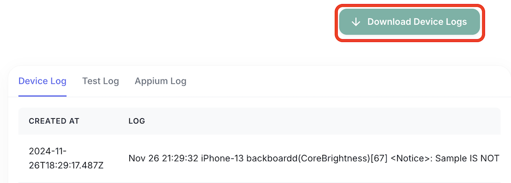 logs