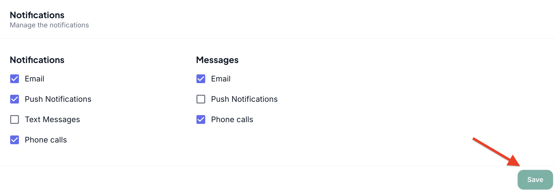 notification