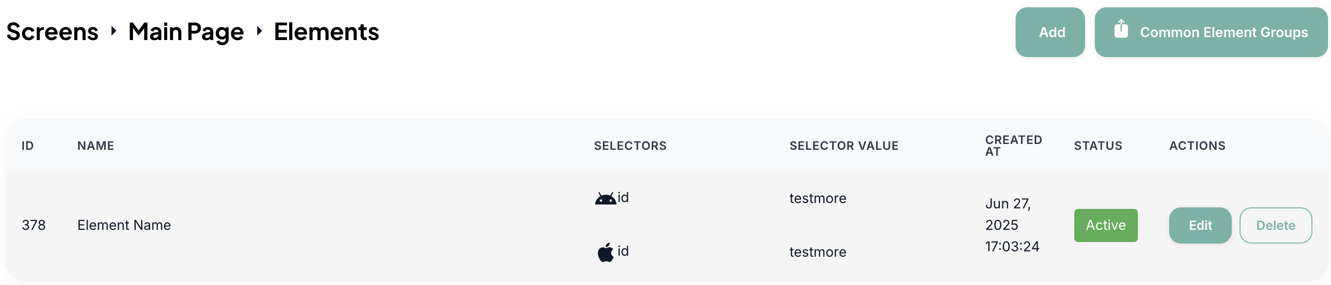 list