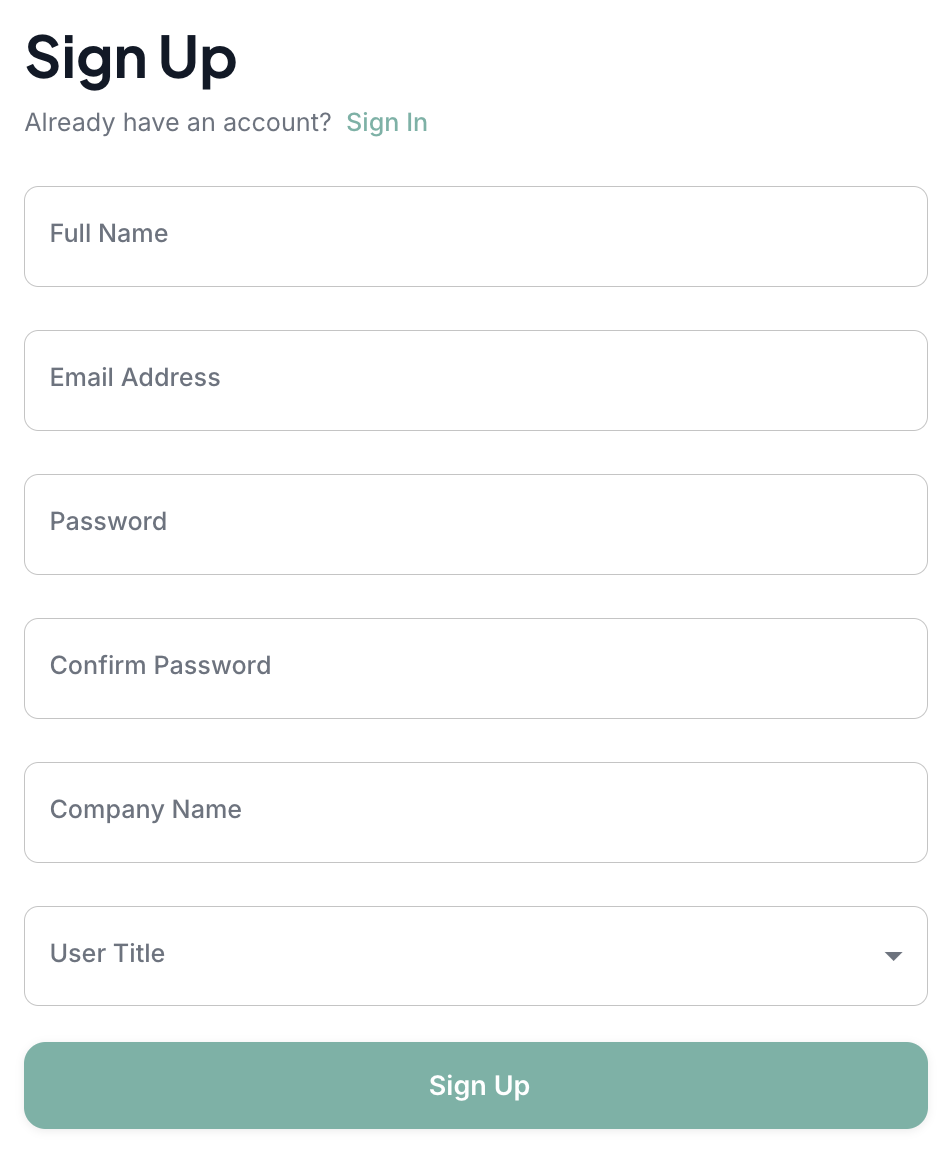 signup